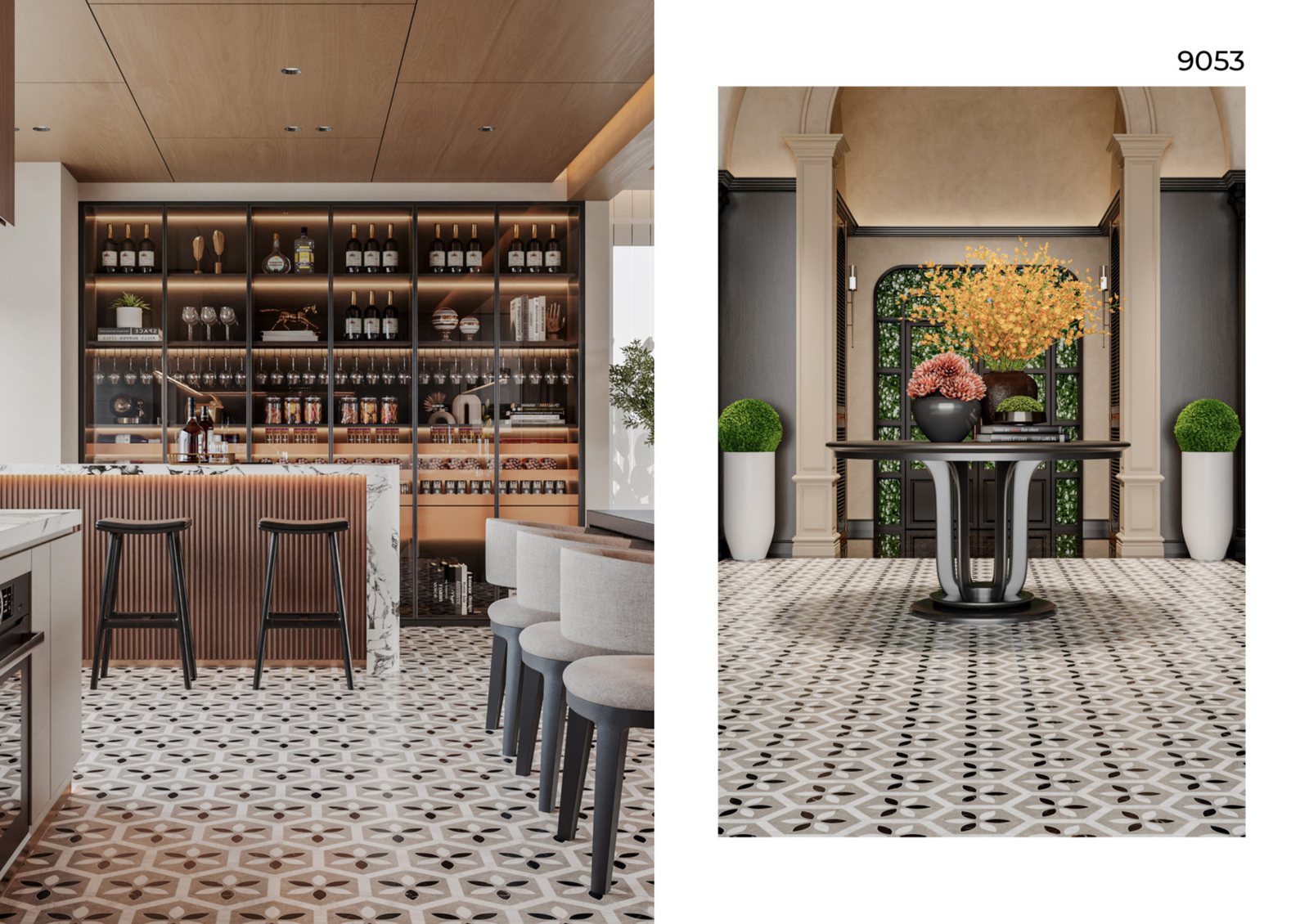 Tile installation lookbook